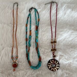 3 Beautiful Handcrafted Necklaces
